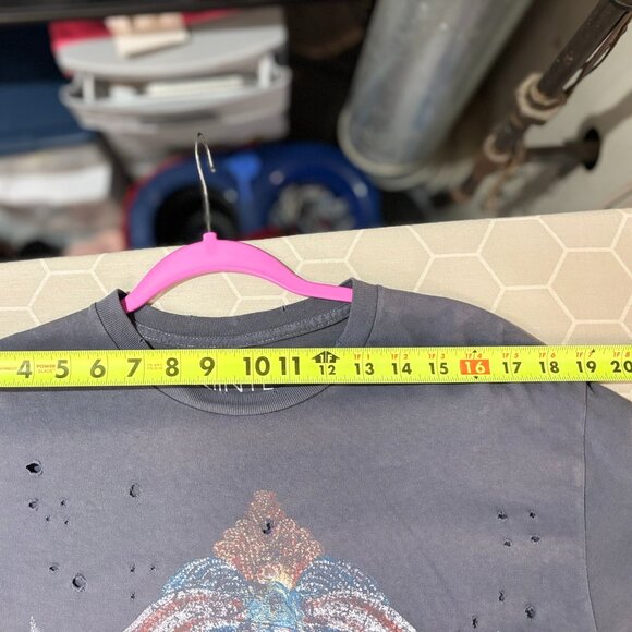 Styx Paradise graphic destructed vintage Band t-shirt - Size S- Faded Black - Picture 6 of 9